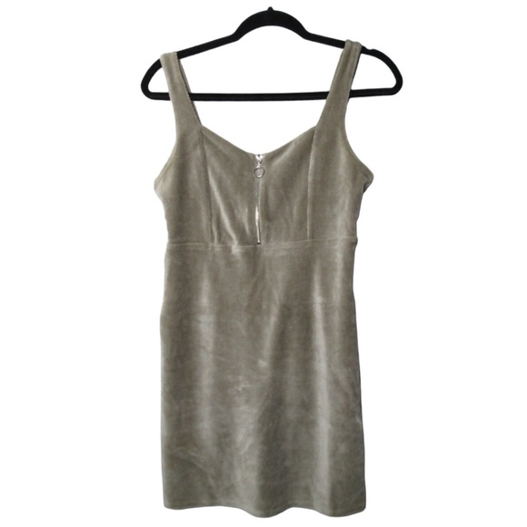 NWT! 90s style Wild Fable Dress woman’s Medium green ribbed corduroy style - Picture 1 of 5